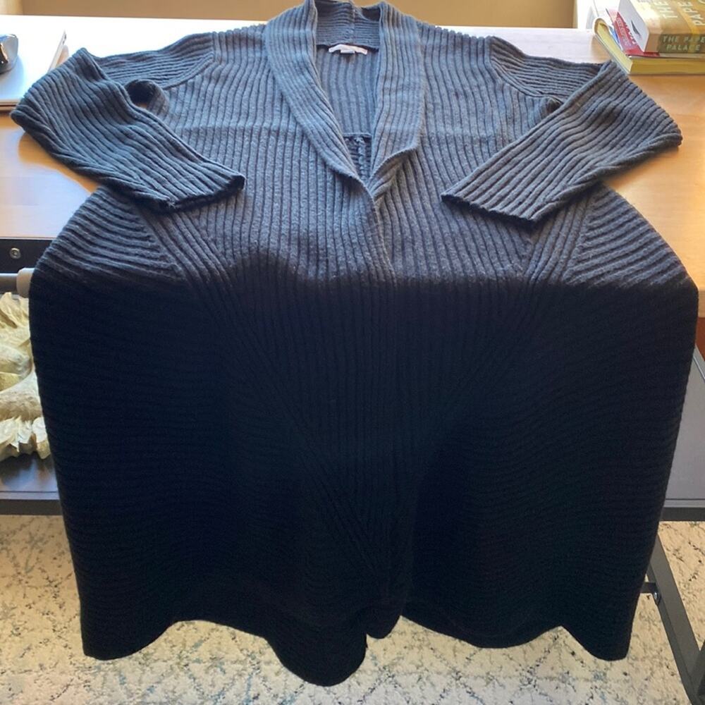 NY&CO. Ribbed long open cardigan